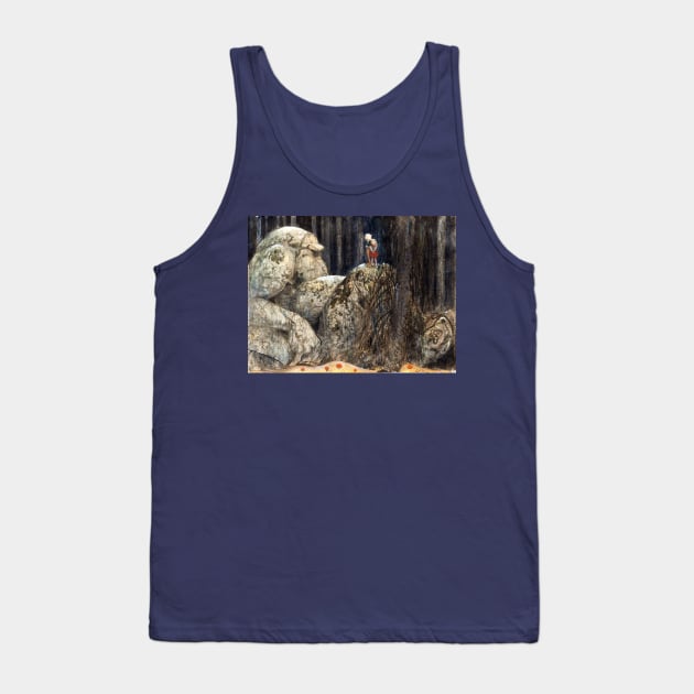 The Child and the Stone Troll - John Bauer Tank Top by forgottenbeauty